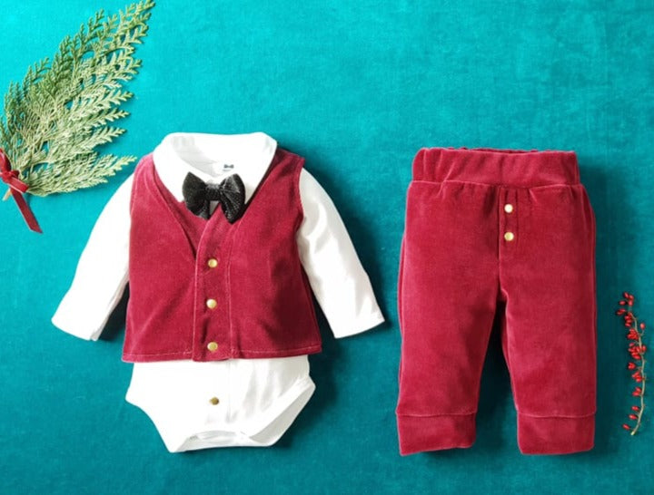 Velour set Little Gentleman
