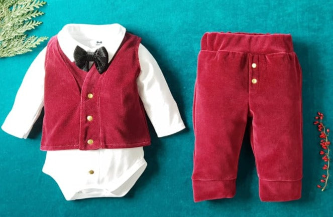 Long sleeve bodysuit - shirt Little Gentleman