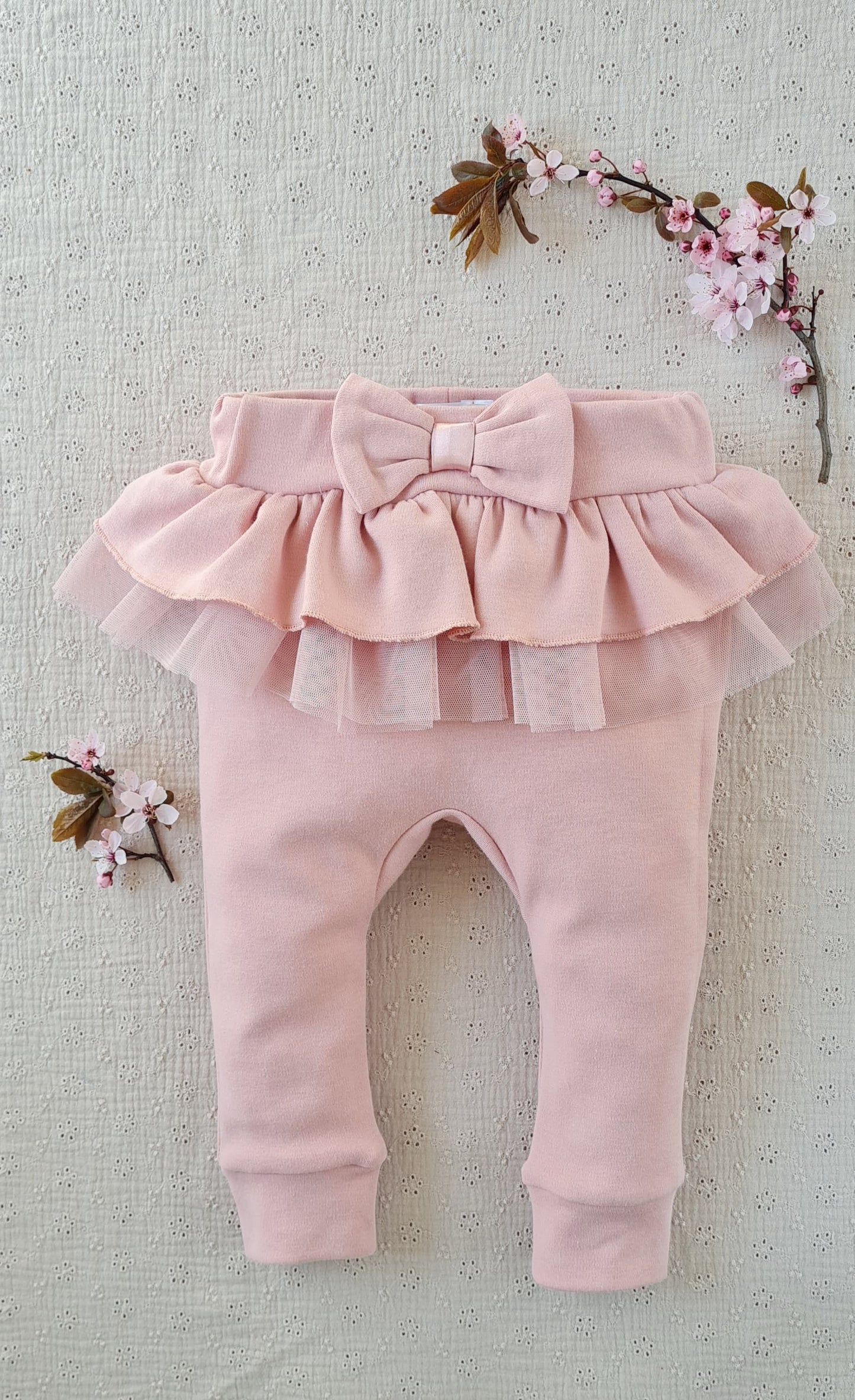 Trousers with skirt Cherry