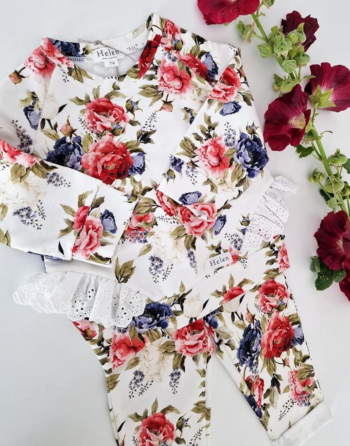 Floral tracksuit
