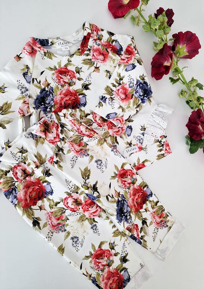 Floral tracksuit