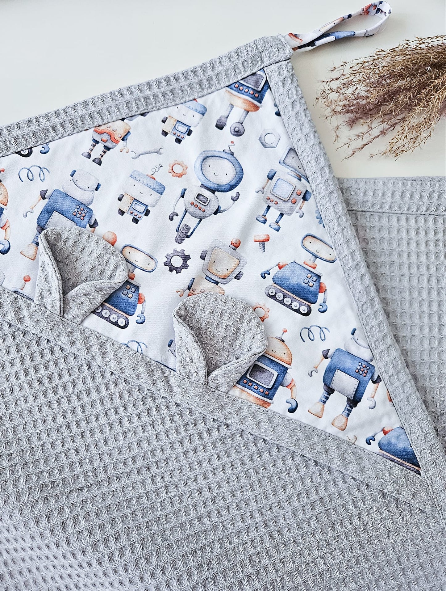 Robots - hooded wrap