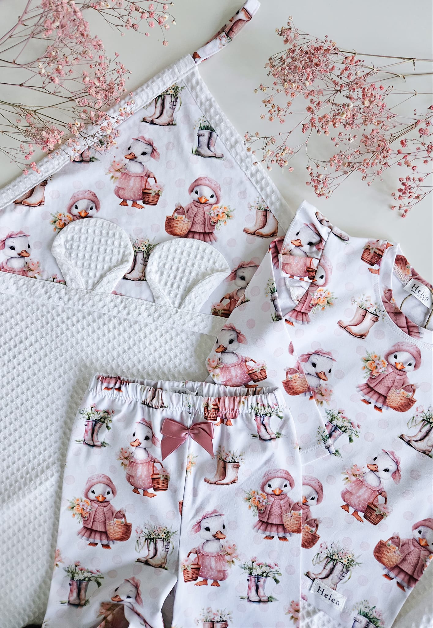 Cute ducks - long sleeve pyjama