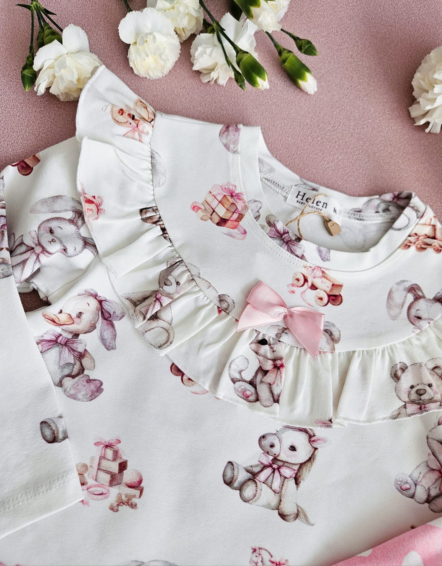 Retro pyjama set - long sleeve