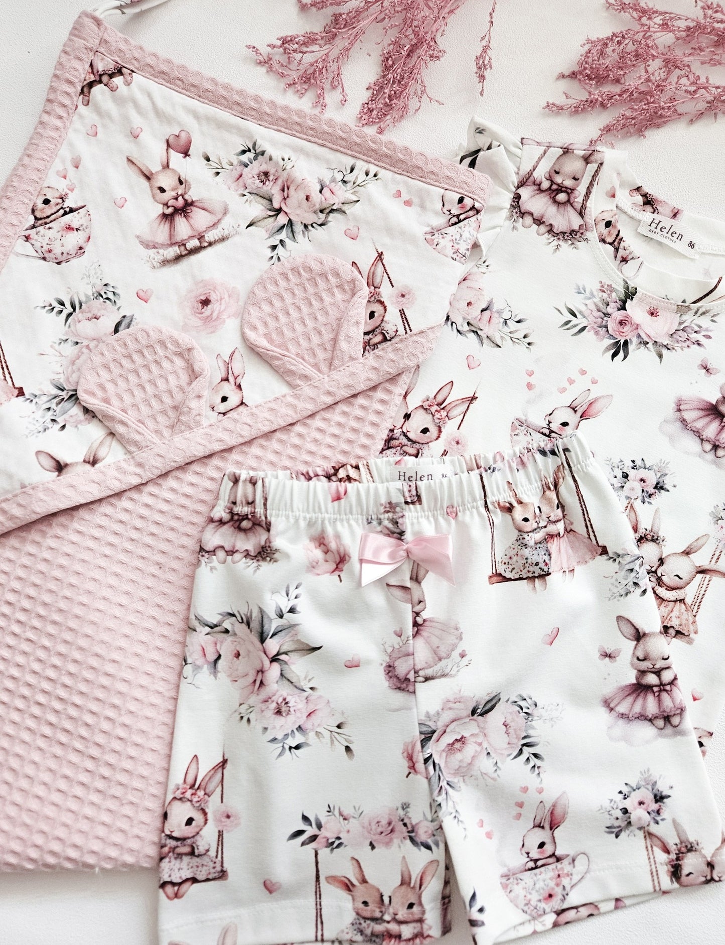 Little bunny - short sleeve pyjamas