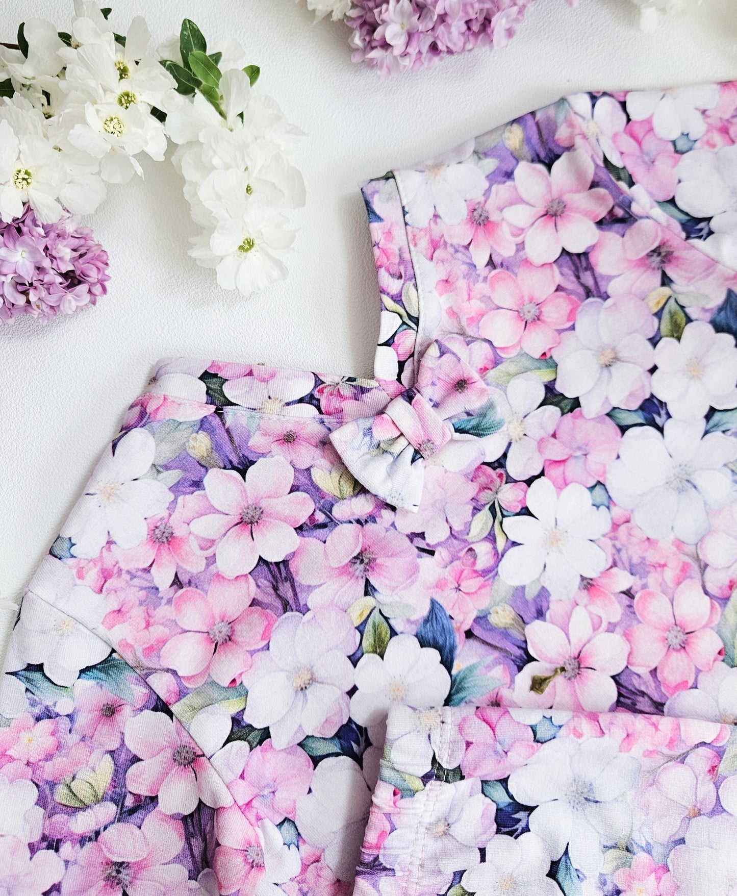 Little bow printed top