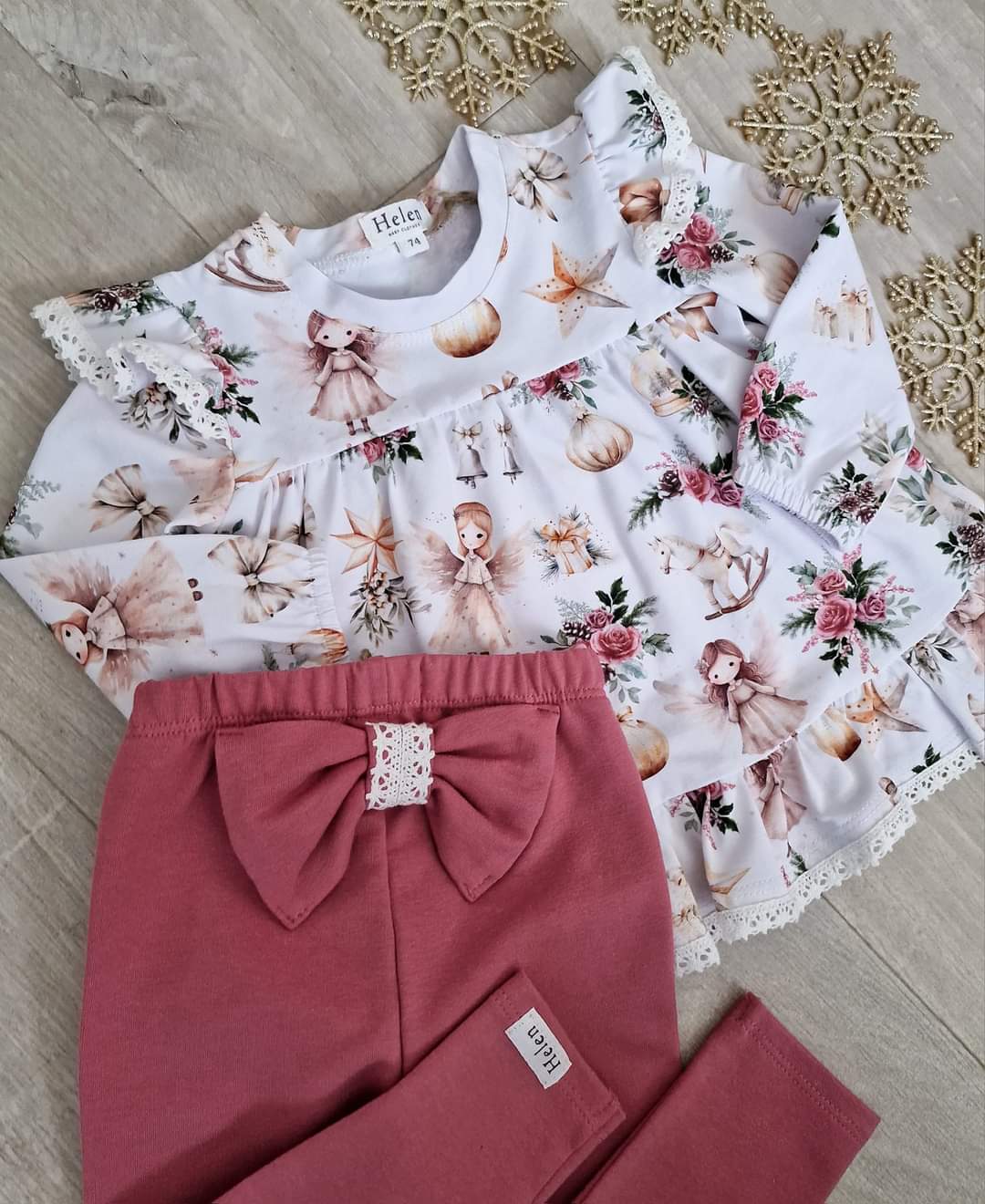 Printed tunic - angels