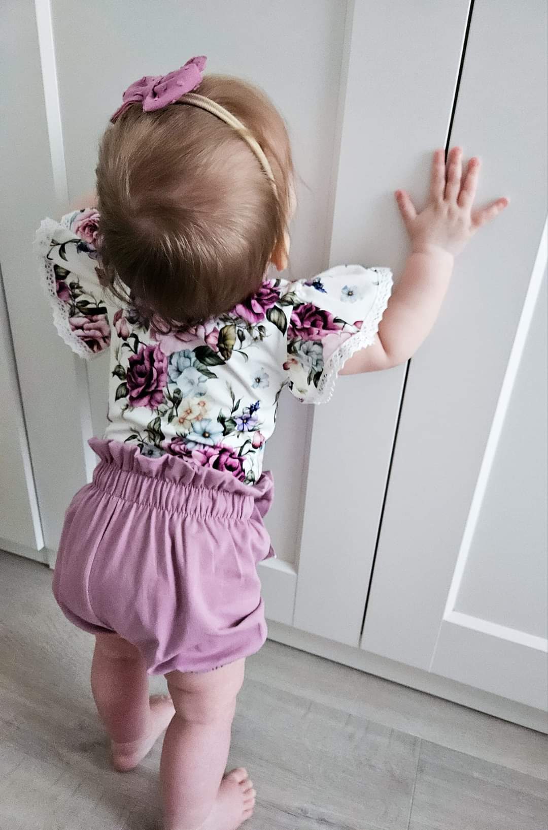 Amaranth roses bodysuit