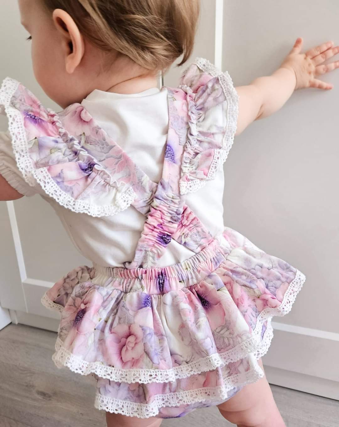 Ruffled romper