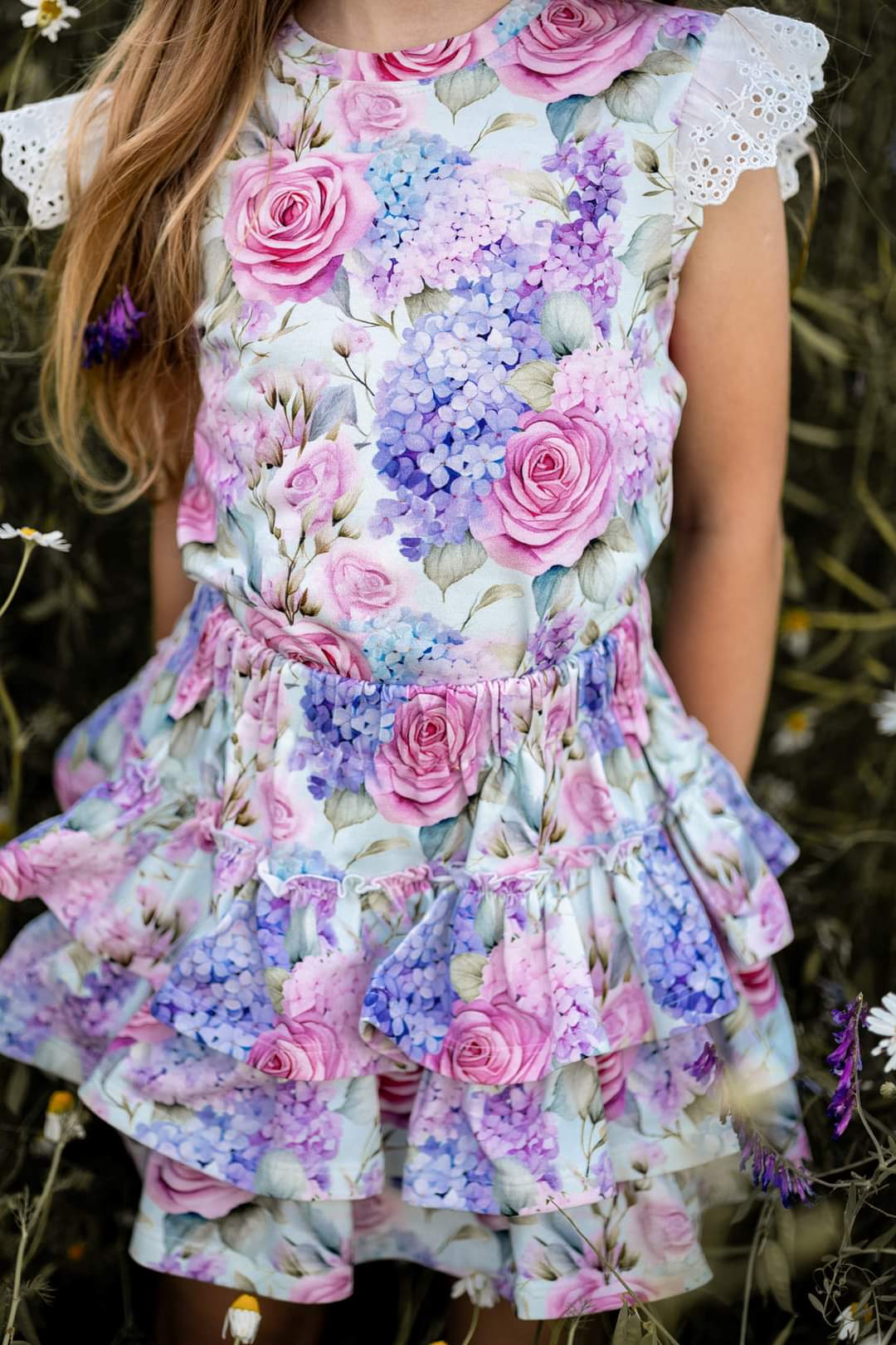 Hydrangea garden skirt