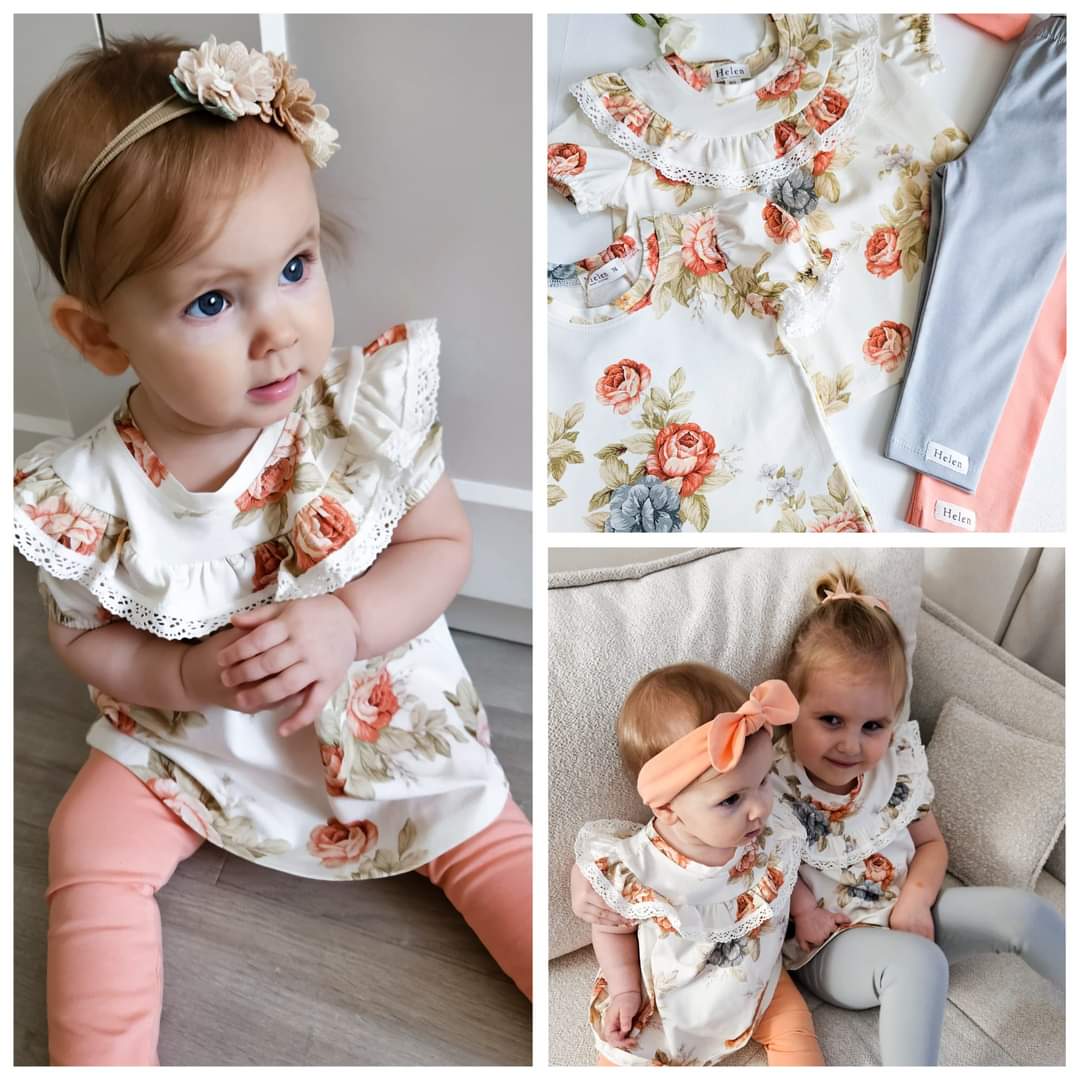 Retro printed tunic