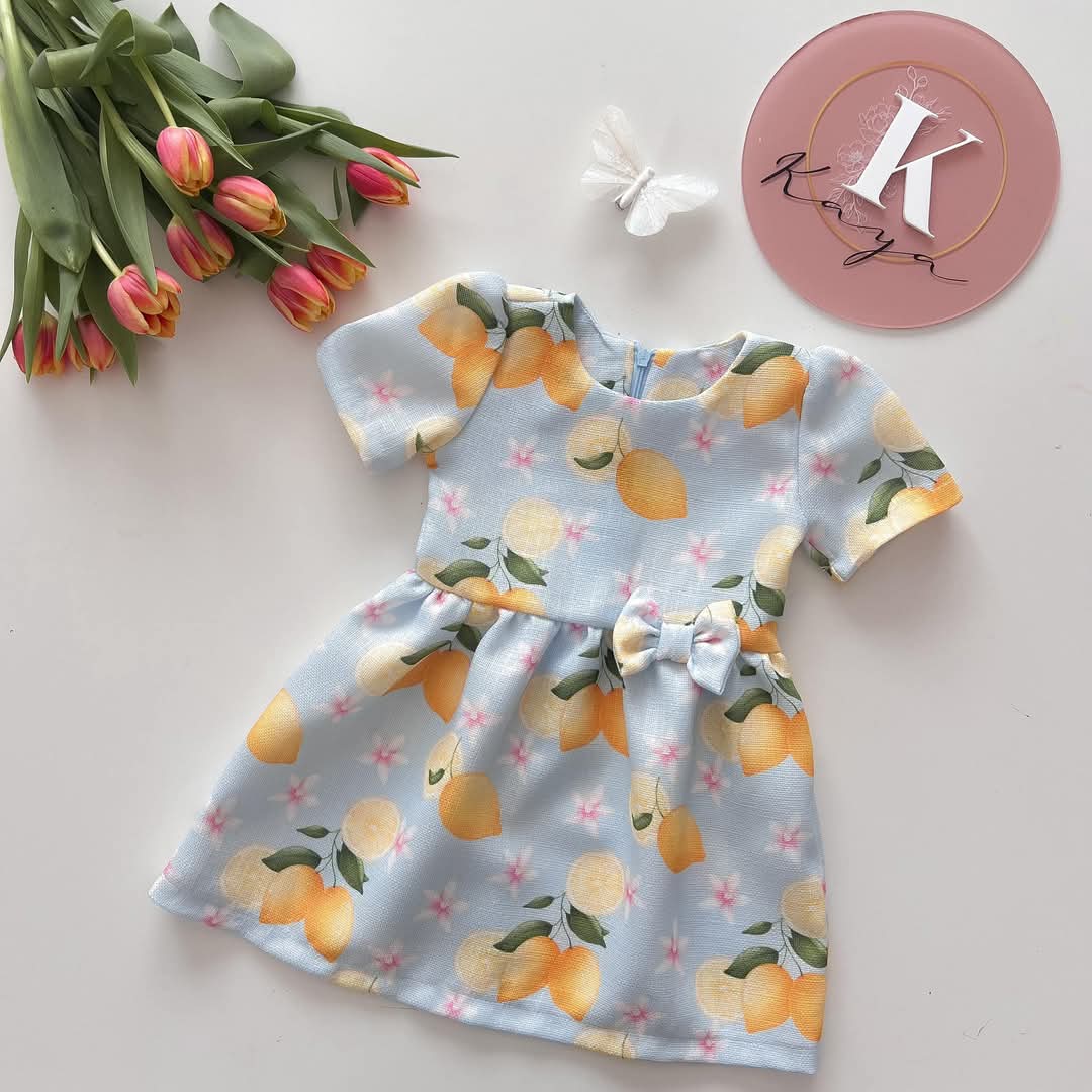 Lemon summer dress
