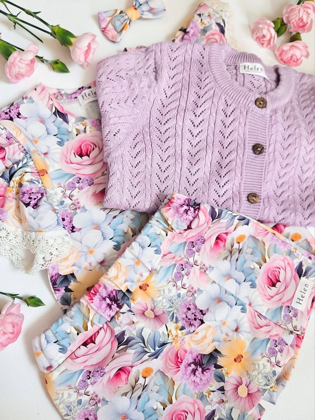 Openwork cardigan