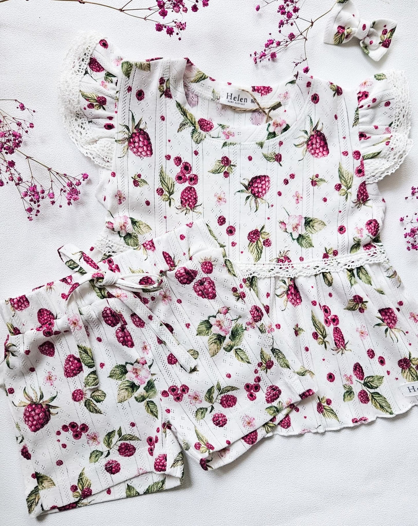 Openwork summer set