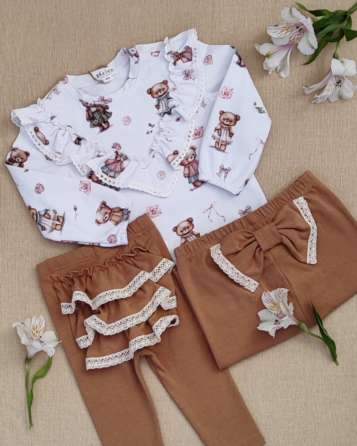 Teddy bear bodysuit