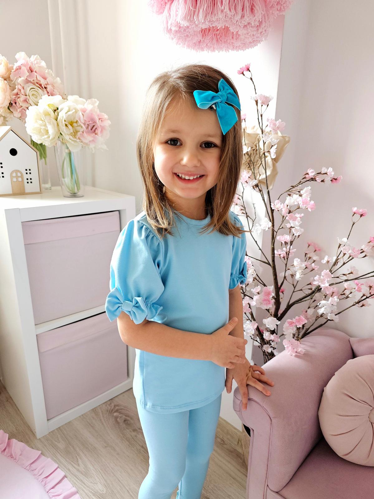Unicorns one colour puff sleeve top
