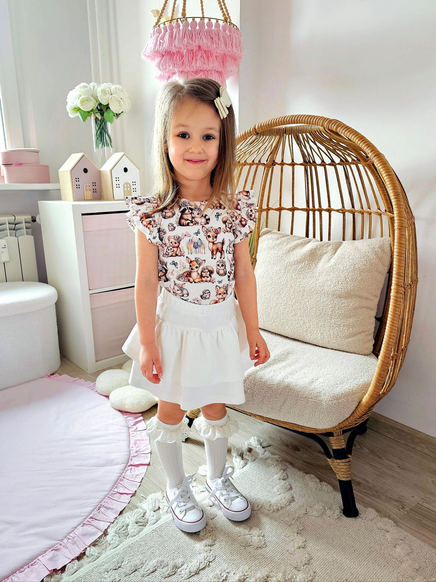 Woodland animal top