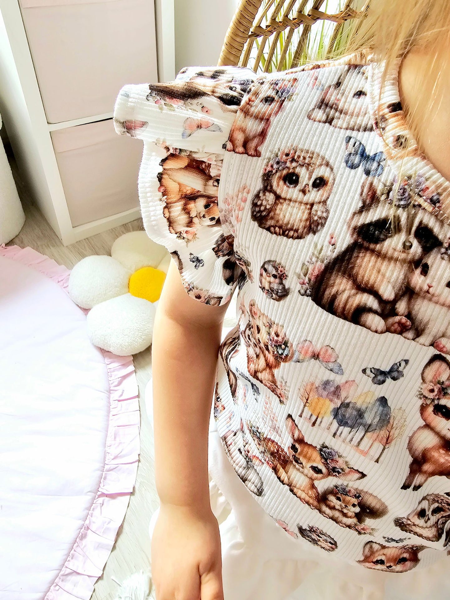Woodland animal top