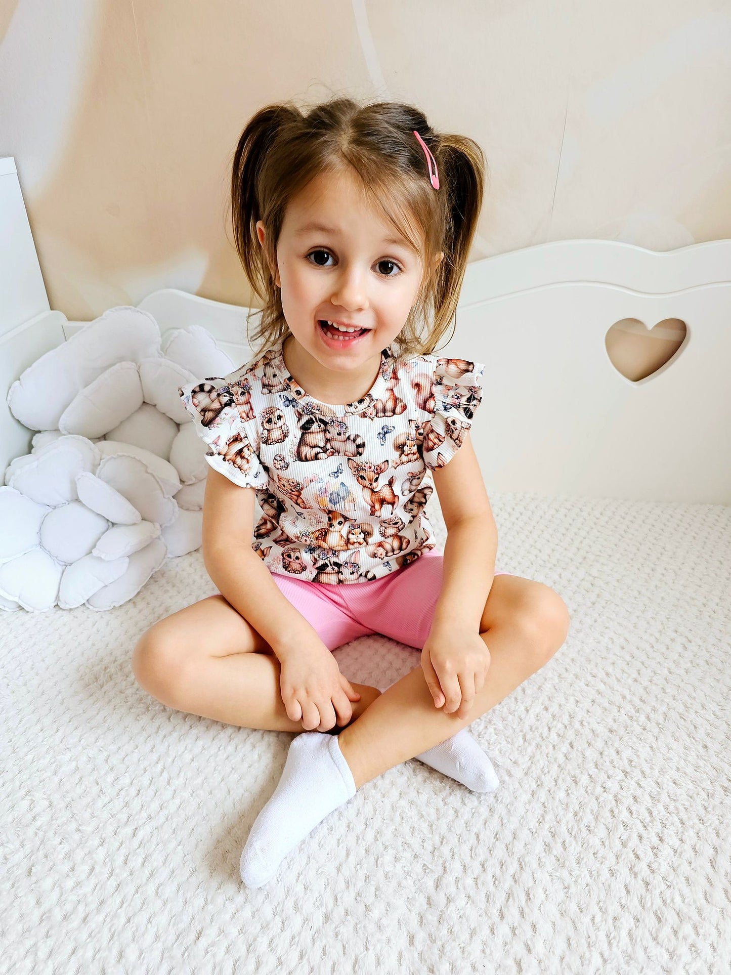 Woodland animal top