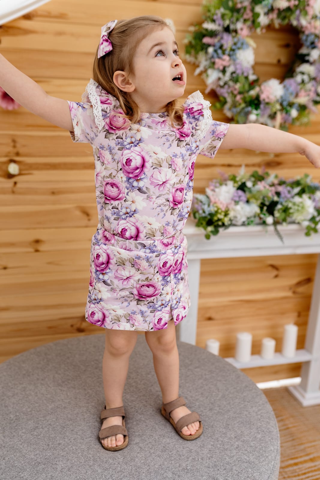 Peonies skort