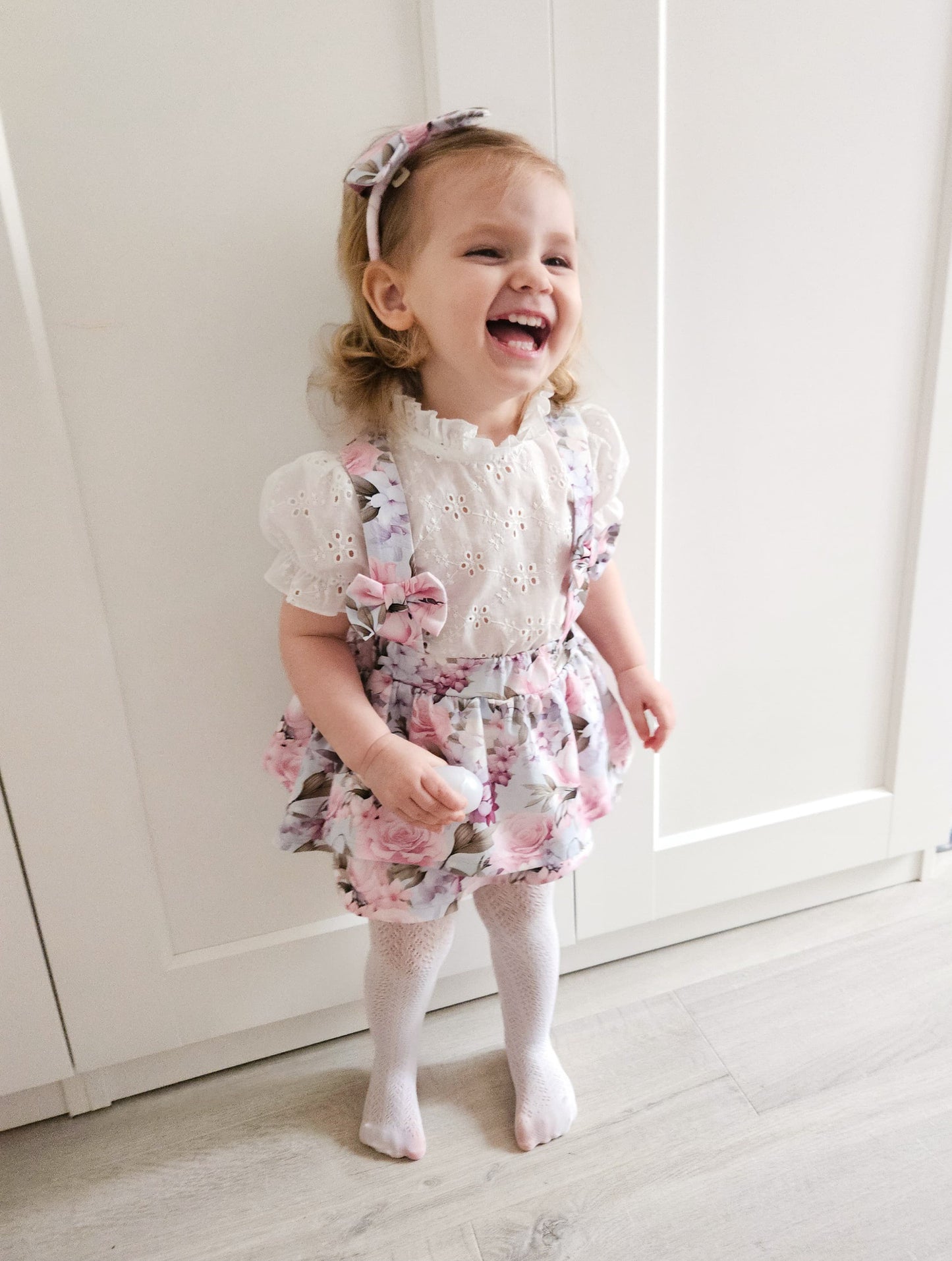 Little butterflies dungaree skirt