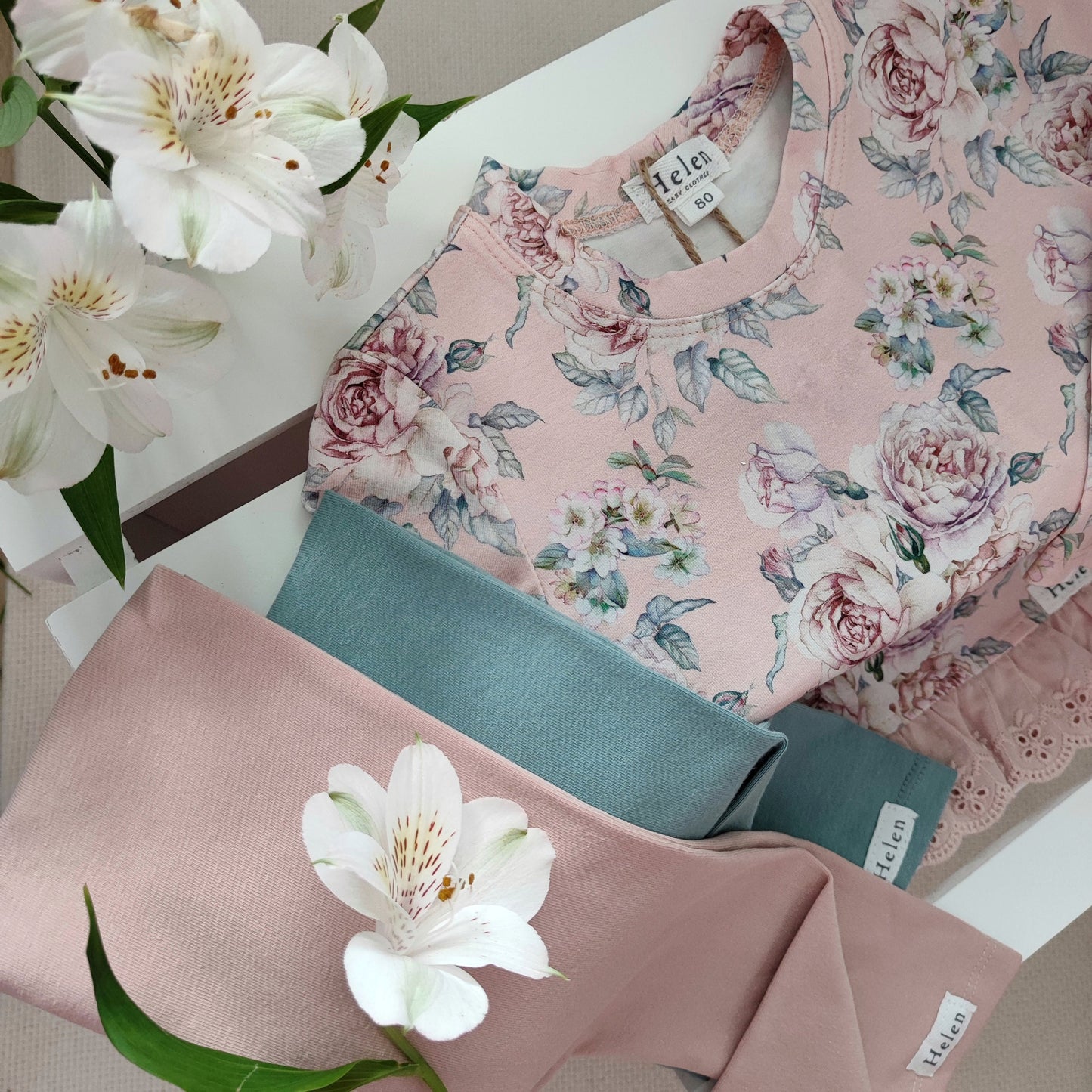 Rose garden top - tunic