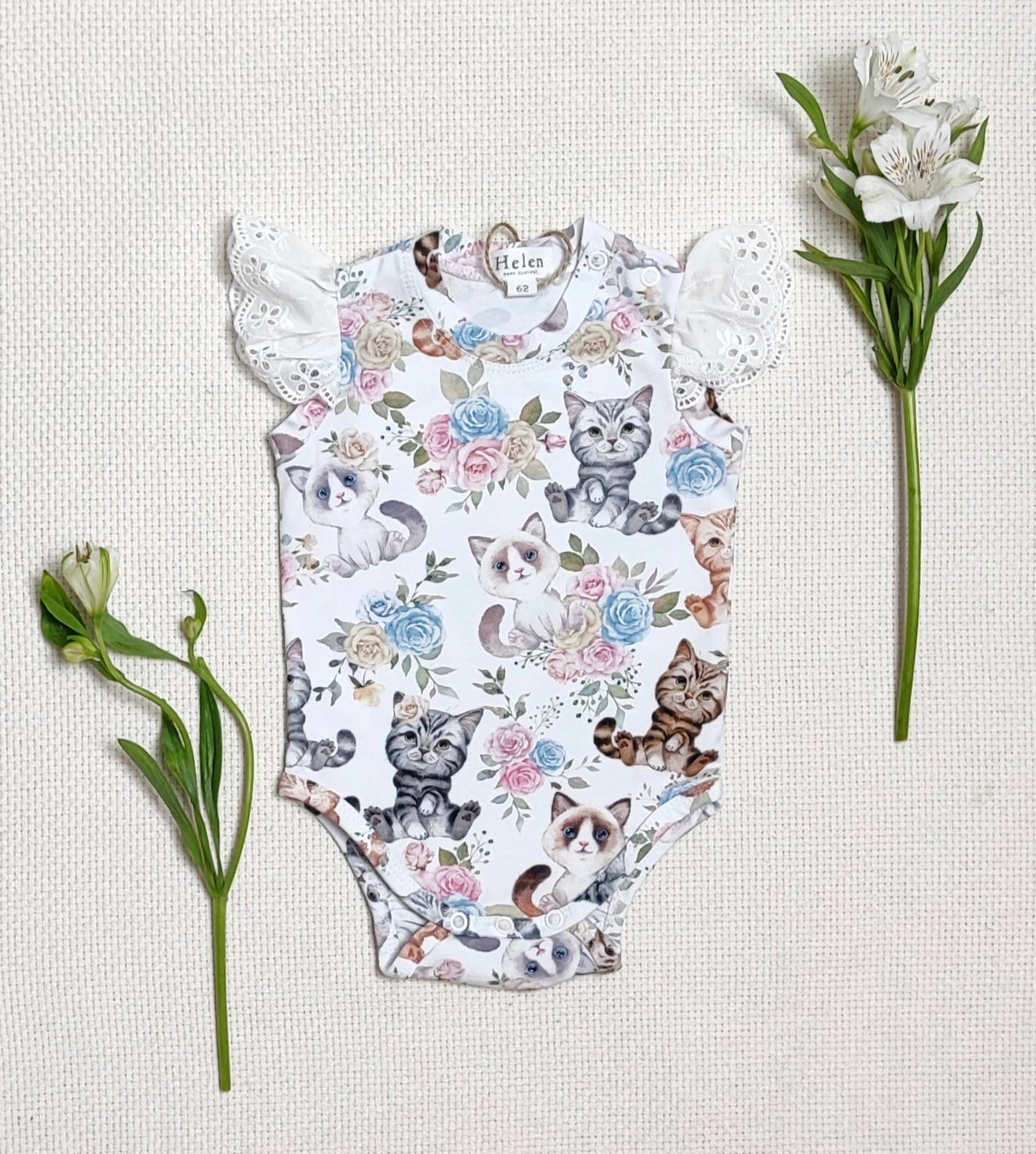 Animal theme vest bodysuit