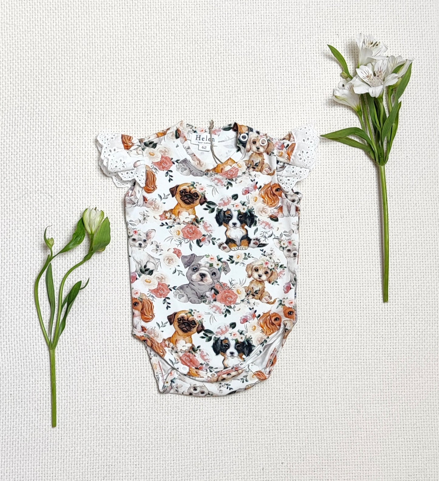 Animal theme vest bodysuit