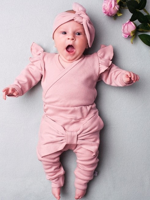 Wrap over bodysuit Cherry
