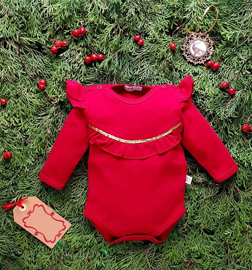 Long sleeve bodysuit Merry Cherry