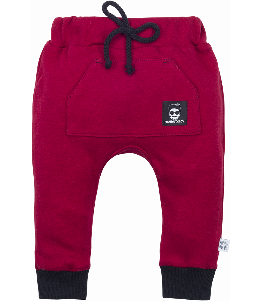 Bandito boy burgundy trousers