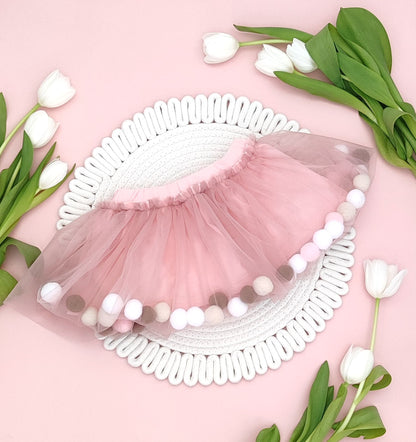 Bloomers or skirt with pompoms