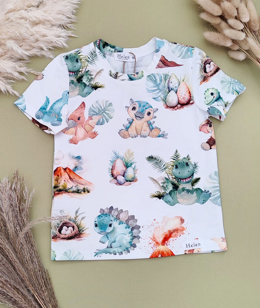 Short sleeve printed top