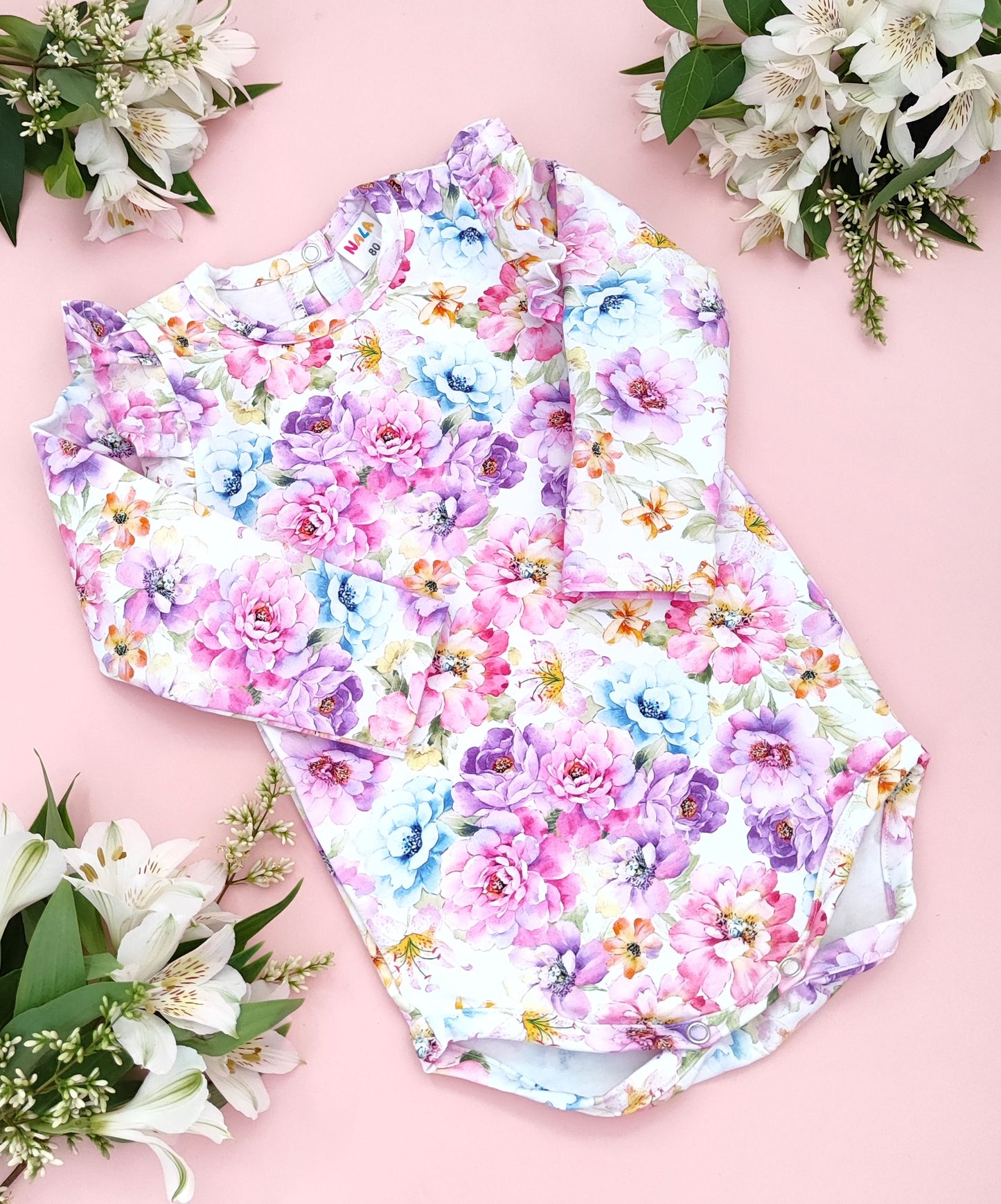 Flower power 2pcs set with bodysuit