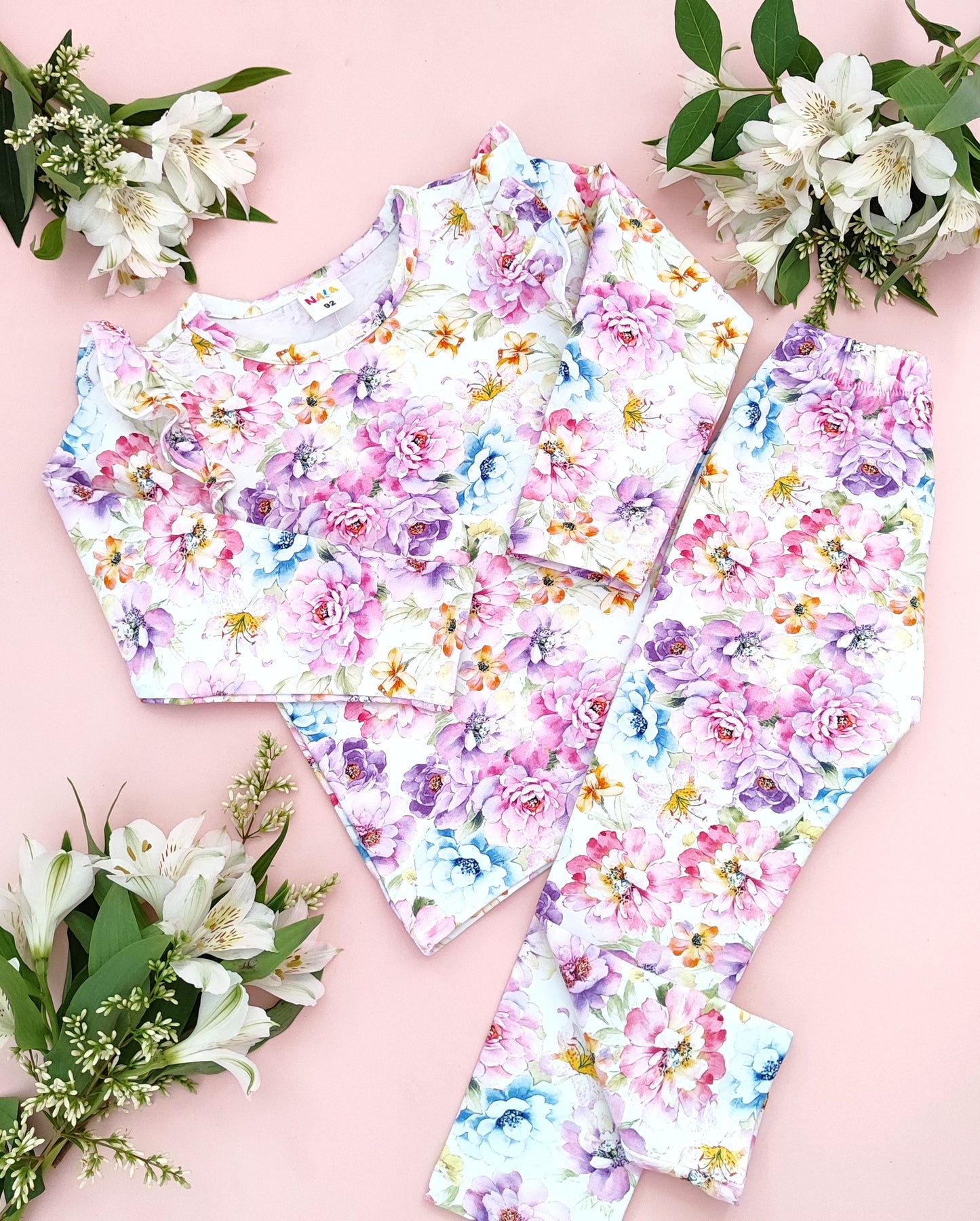 Flower power 2pcs set with top