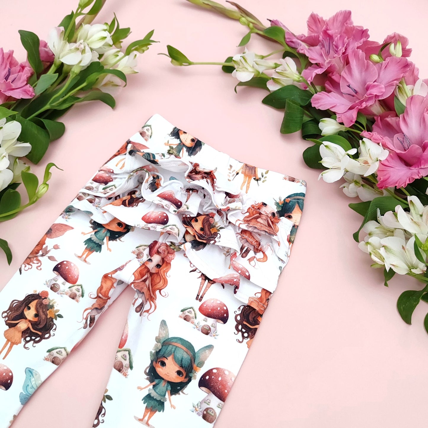 Fairyland slim fit printed leggings