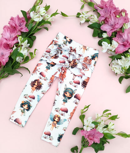 Fairyland slim fit printed leggings