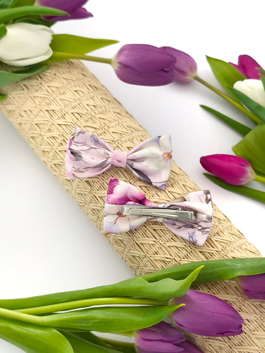 Peonies hair clip