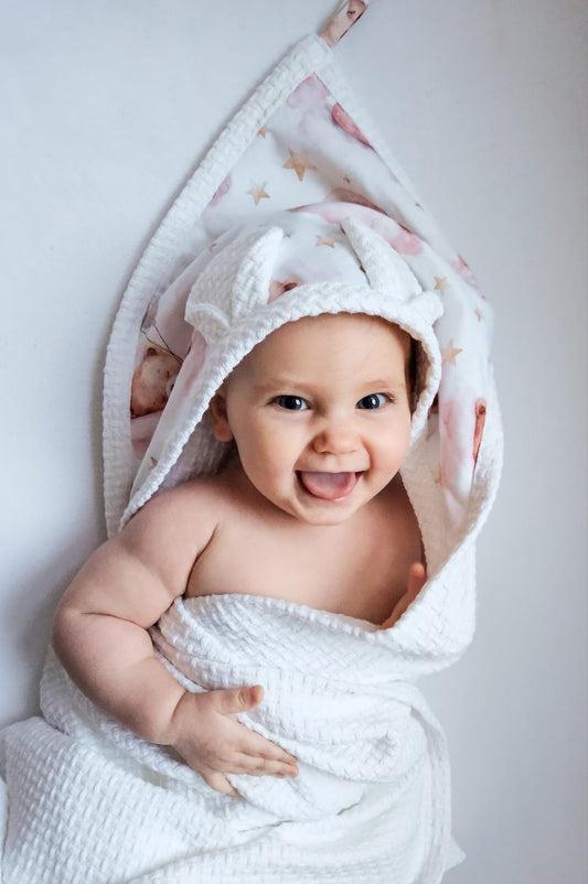 Cute ducks - hooded wrap