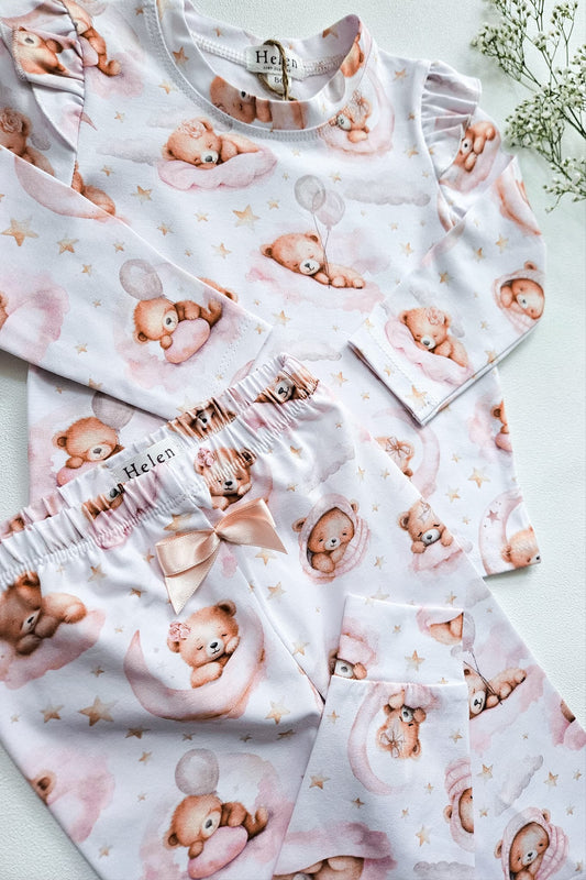 Sleeping bears - long sleeve pyjamas