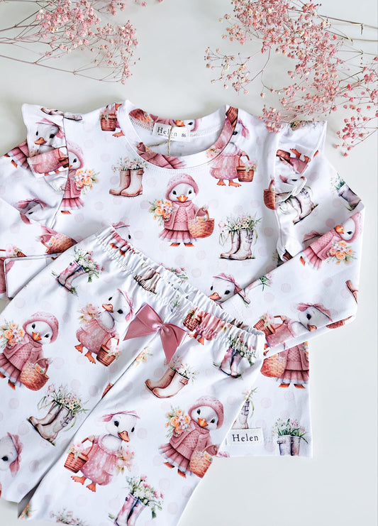 Cute ducks - long sleeve pyjama