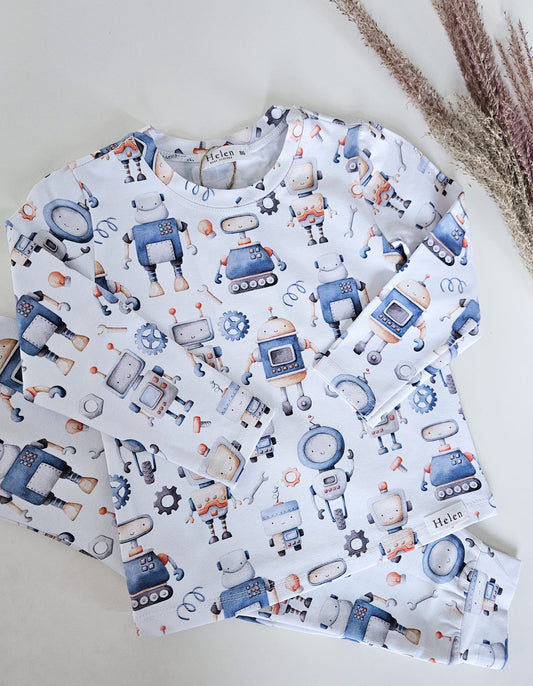 Robots - long sleeve pyjama