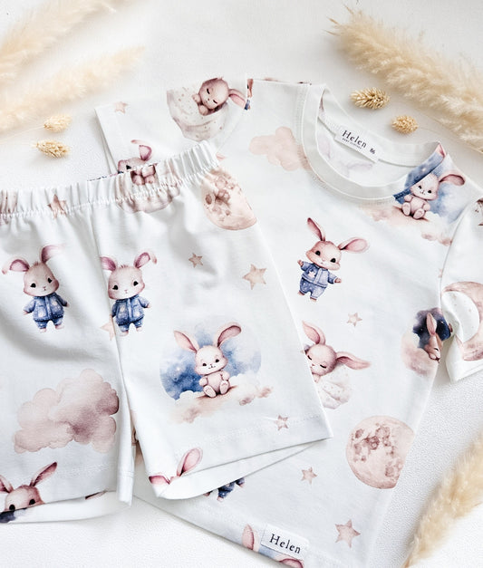 Little bunny - short sleeve pyjamas