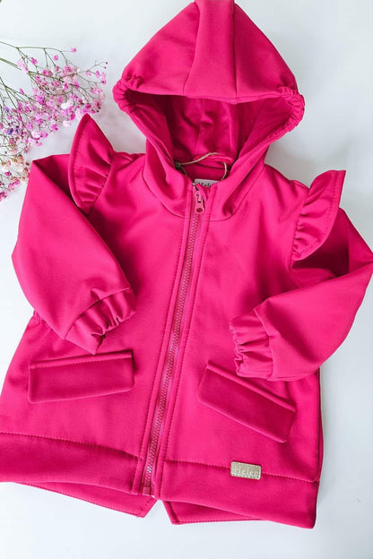 One colour softshell jacket