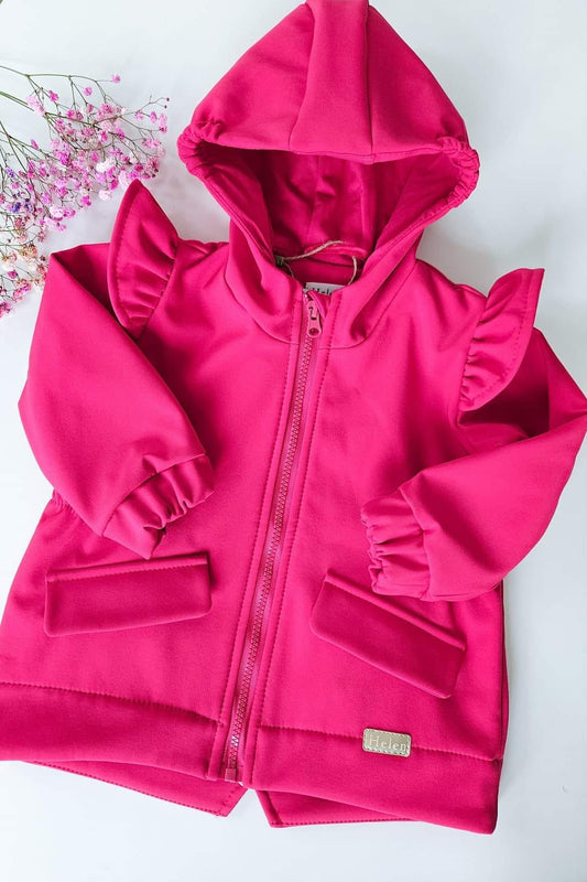 One colour softshell jacket
