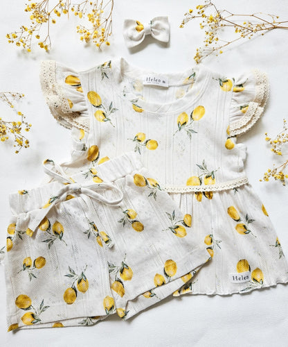 Openwork summer set