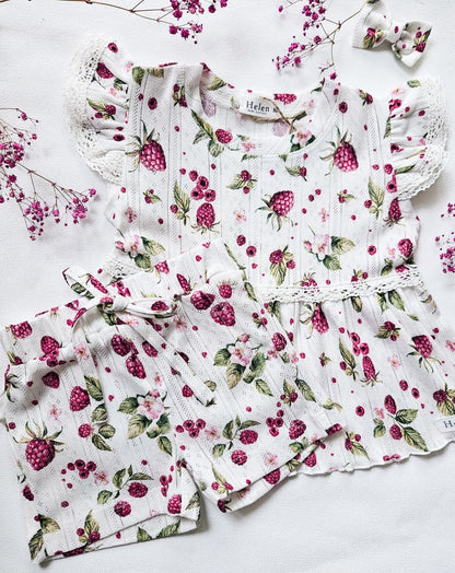 Openwork summer set