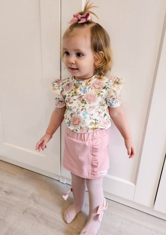 Frill hem skort