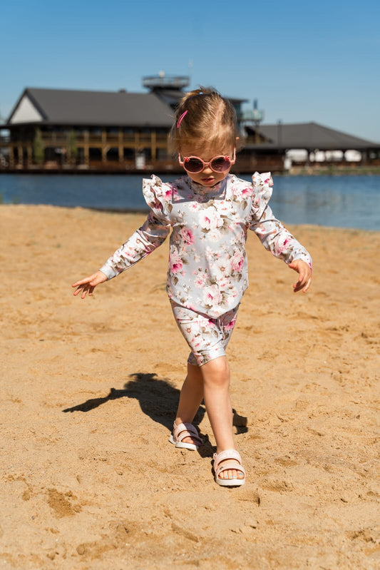 Wild roses swim set UPV 50+