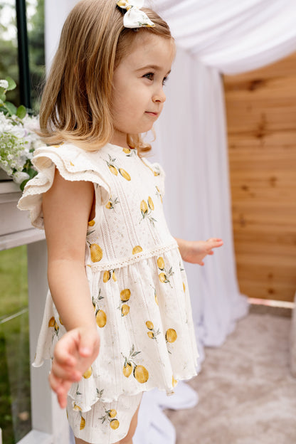 Openwork summer set